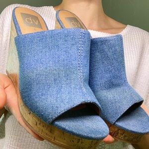 Dolce Vita Denim Wedges
